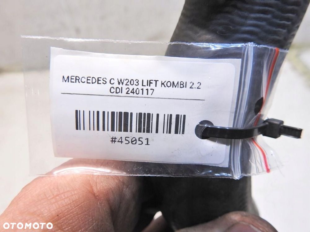 WĄŻ RURA WODY MERCEDES W203 2.2 CDI - 4