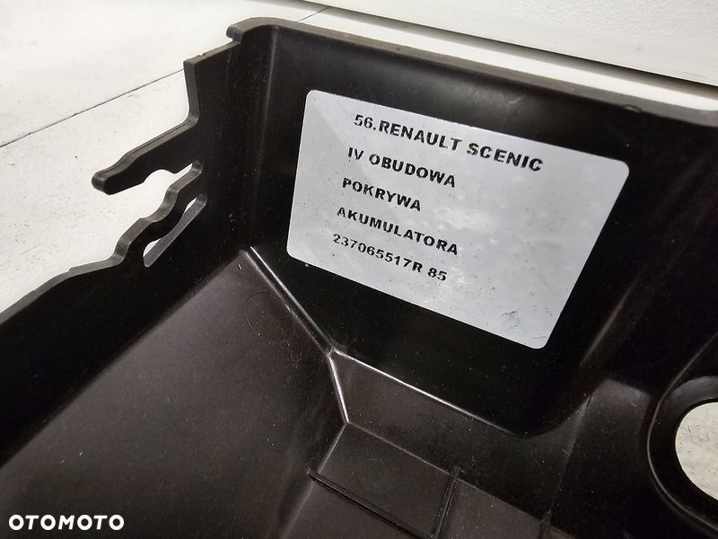 renault scenic 4 iv obudowa pokrywa akumulatora 237065517r - 8