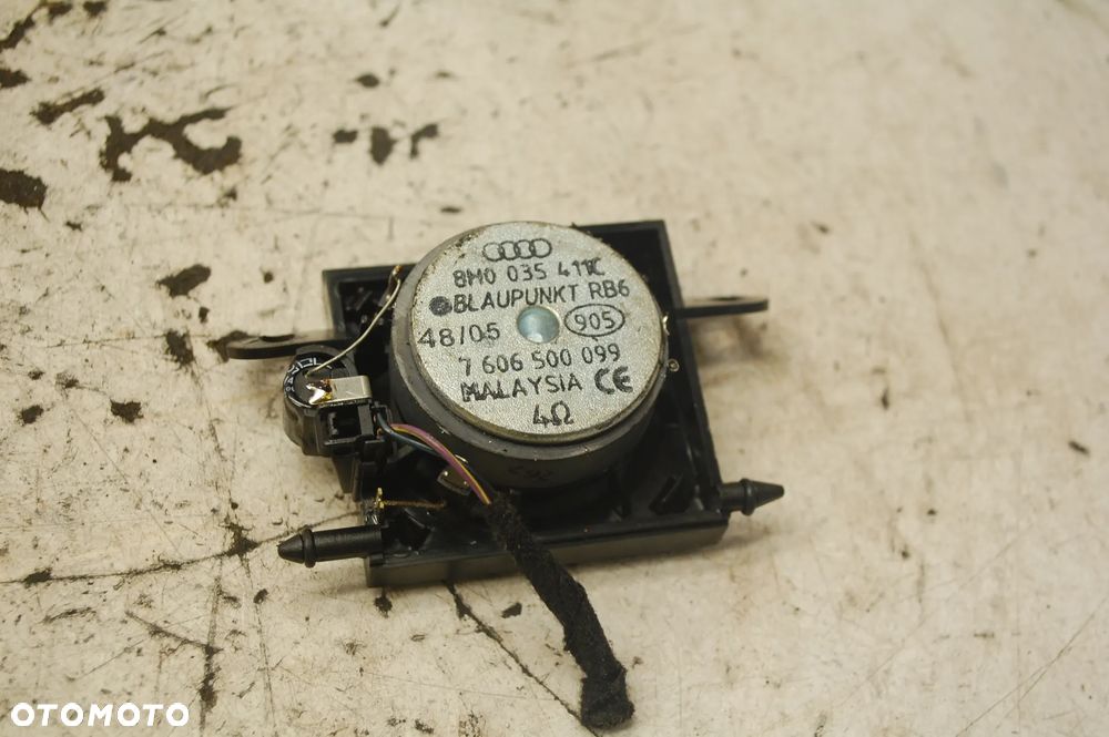 GŁOŚNIK DESKI ROZDZIELCZEJ ŚRODKOWY 8H0035411C AUDI A4 B7 B6 CABRIO - 2