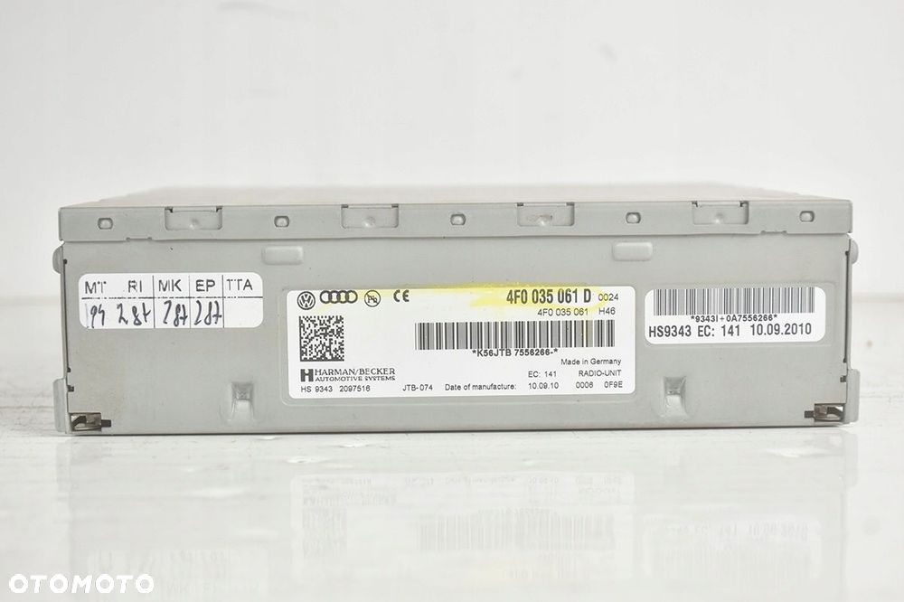 tuner radia * moduł audi a4 a5 a6 q5 q7 4f0035061d - 3