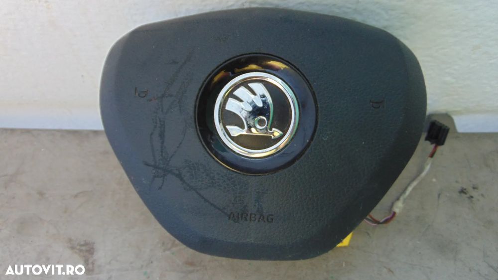 Airbag volan Skoda Octavia 3 compatibil pe Fabia,Rapid,Superb,Citigo Yeti - 2