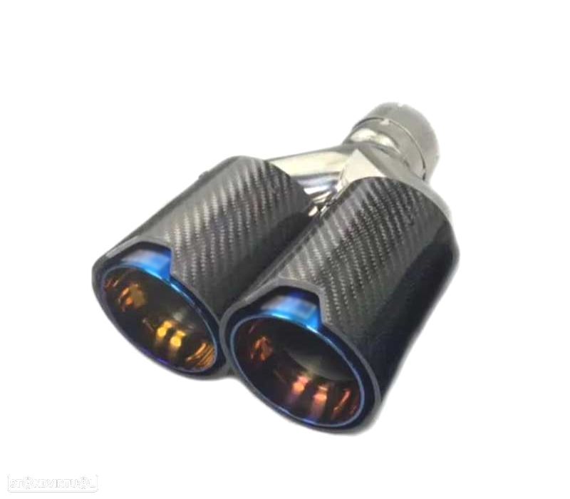 PONTEIRA DE ESCAPE ESQUERDA BMW LOOK M PERFORMANCE - 1