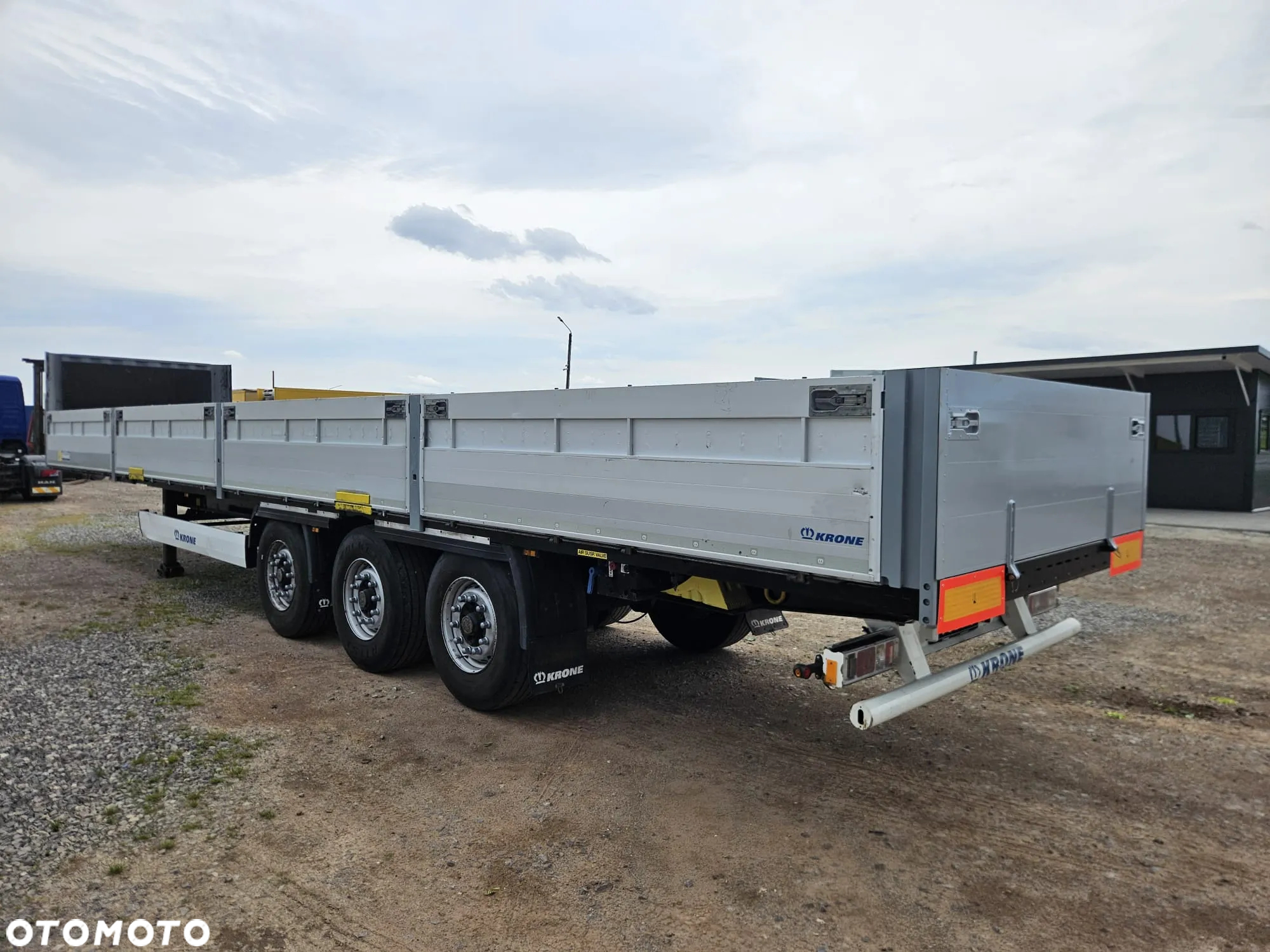 Krone 47.000zł netto NACZEPA BUDOWLANKA BURTOWA STANDARD 2014 ROK St. BDB MOŻLIWOŚĆ TRANSPORTU - 4