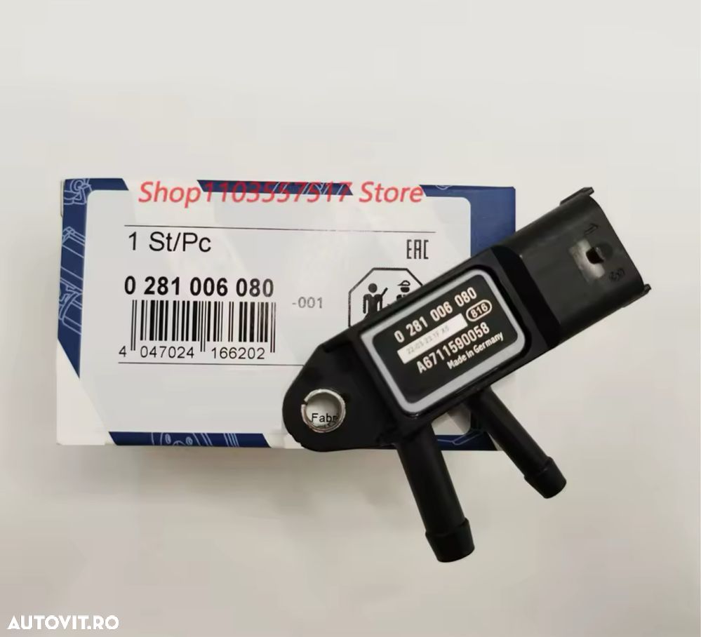 Senzor Presiune Diferentiala Filtru Particule DPF Evacuare Ssangyong - 1