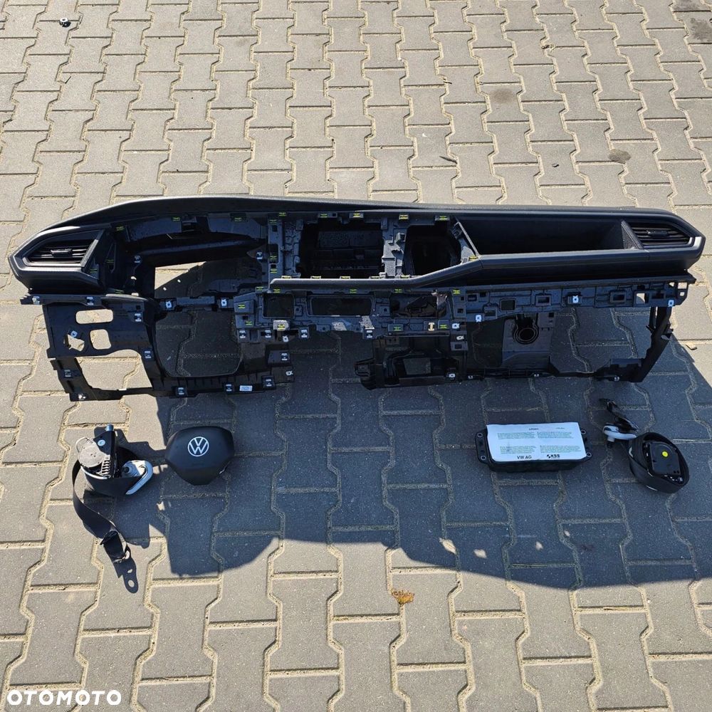 VW T6.1 konsola deska airbag pas pasy KOMPLET - 1