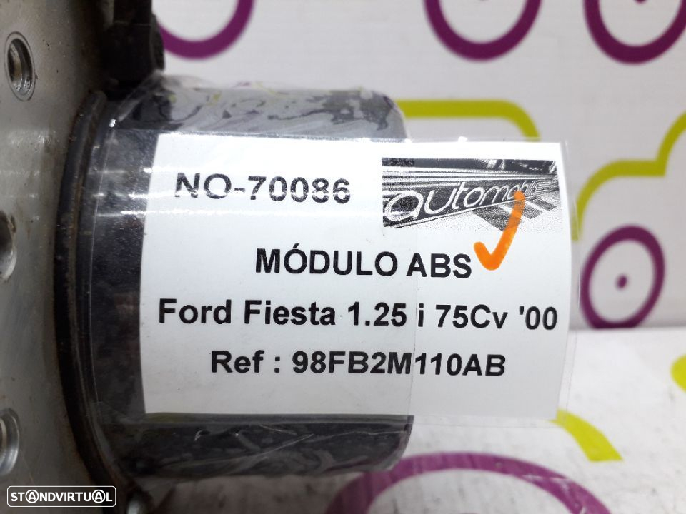 Módulo ABS Ford Fiesta 1.25 i 75Cv de 2000 - Ref: 98FB2M110AB - NO70086 - 4