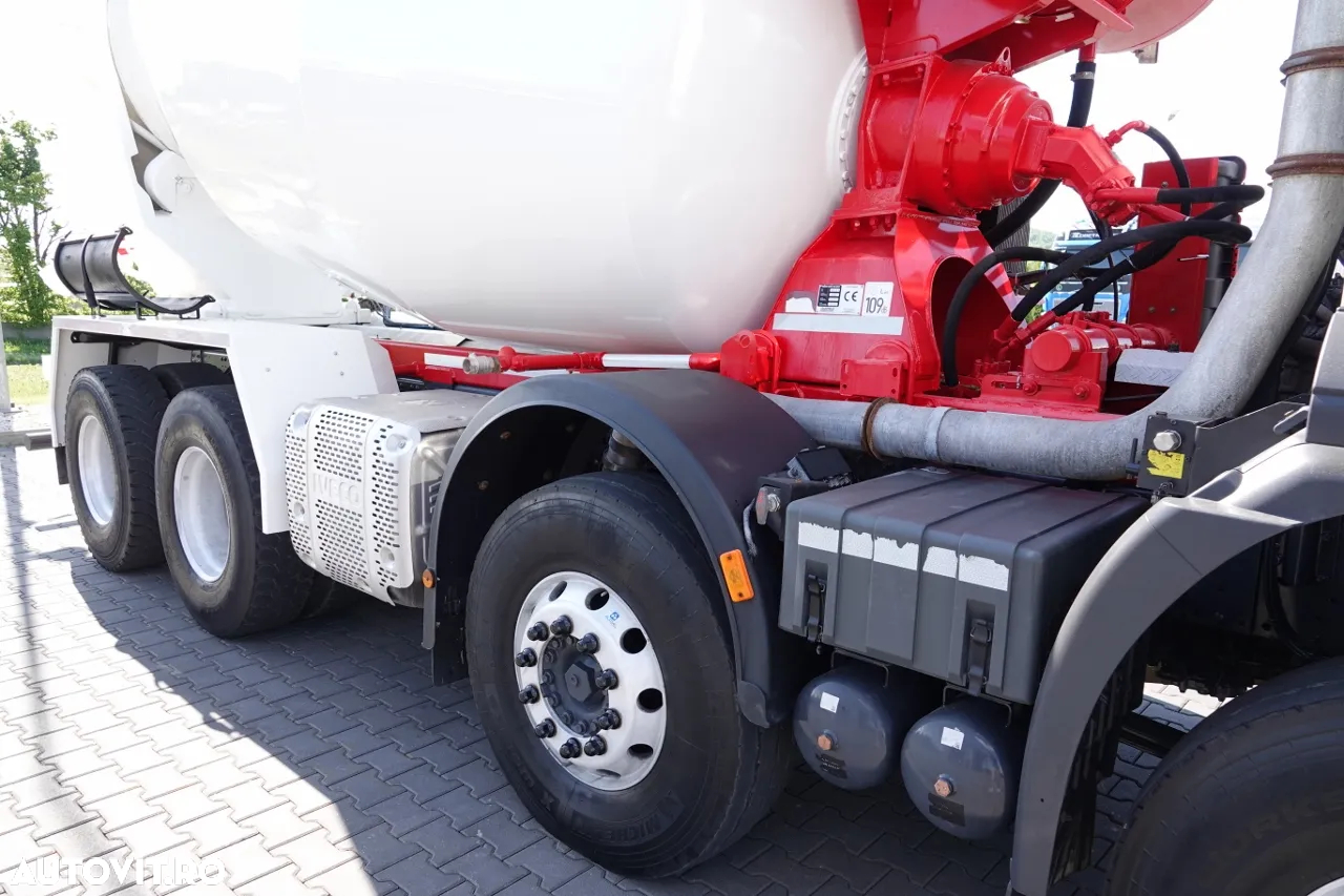 Scania TRAKKER 410 / 8X4 / BETON 9 M3 / PUTZMEISTER / JANTE ALIE / EURO 6 - 14