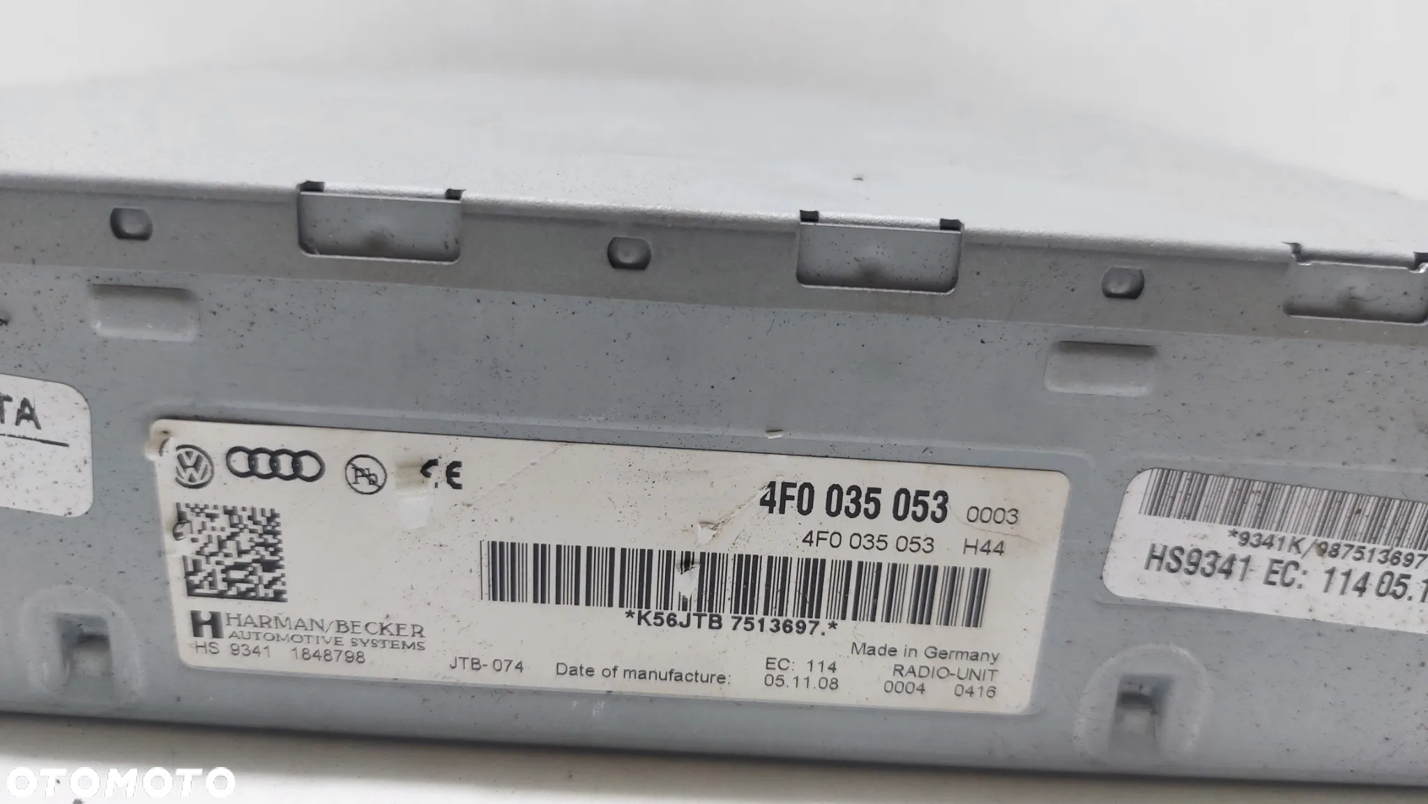 MODUL TUNER RADIA RADIOWY AUDI A6 C6 A4 B8 A5 Q5 4F0035053 SLASK WYSYLKA - 2