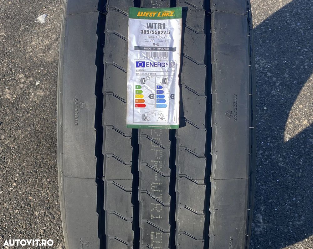 Anvelopa NOUA 385/55R22.5 Westlake WTR1, M+S*, Regional, Remorca, 160 K - 2
