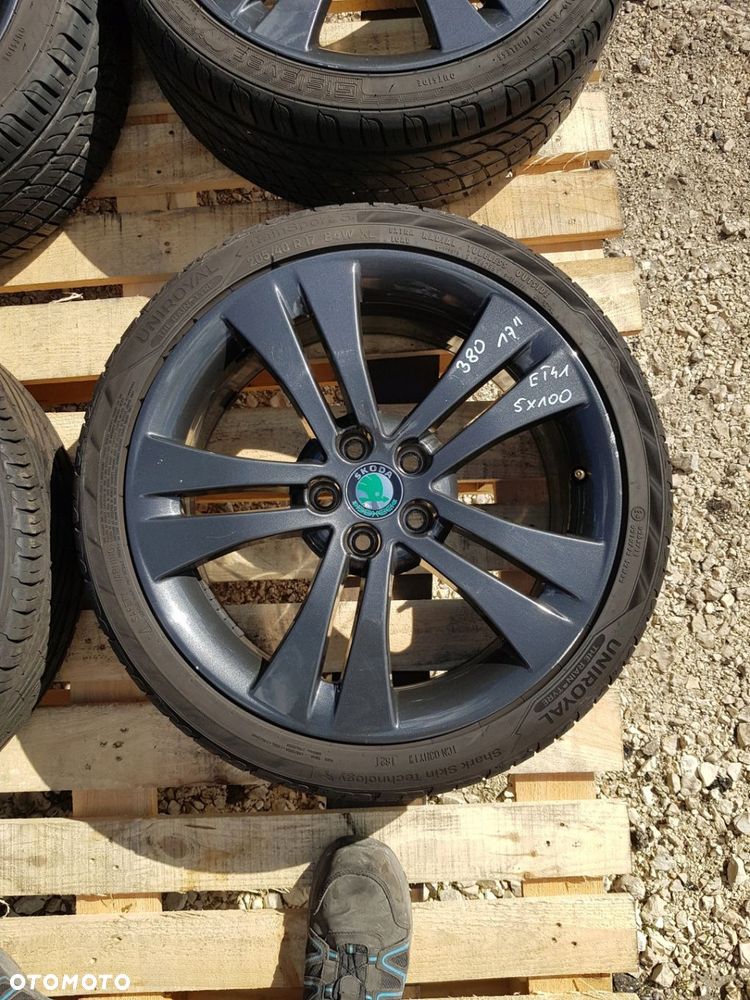 KOŁA ALUFELGI 5J0601025HA SKODA FABIA II RAPID 7.0 J x 17 5X100 ET 41 - 4