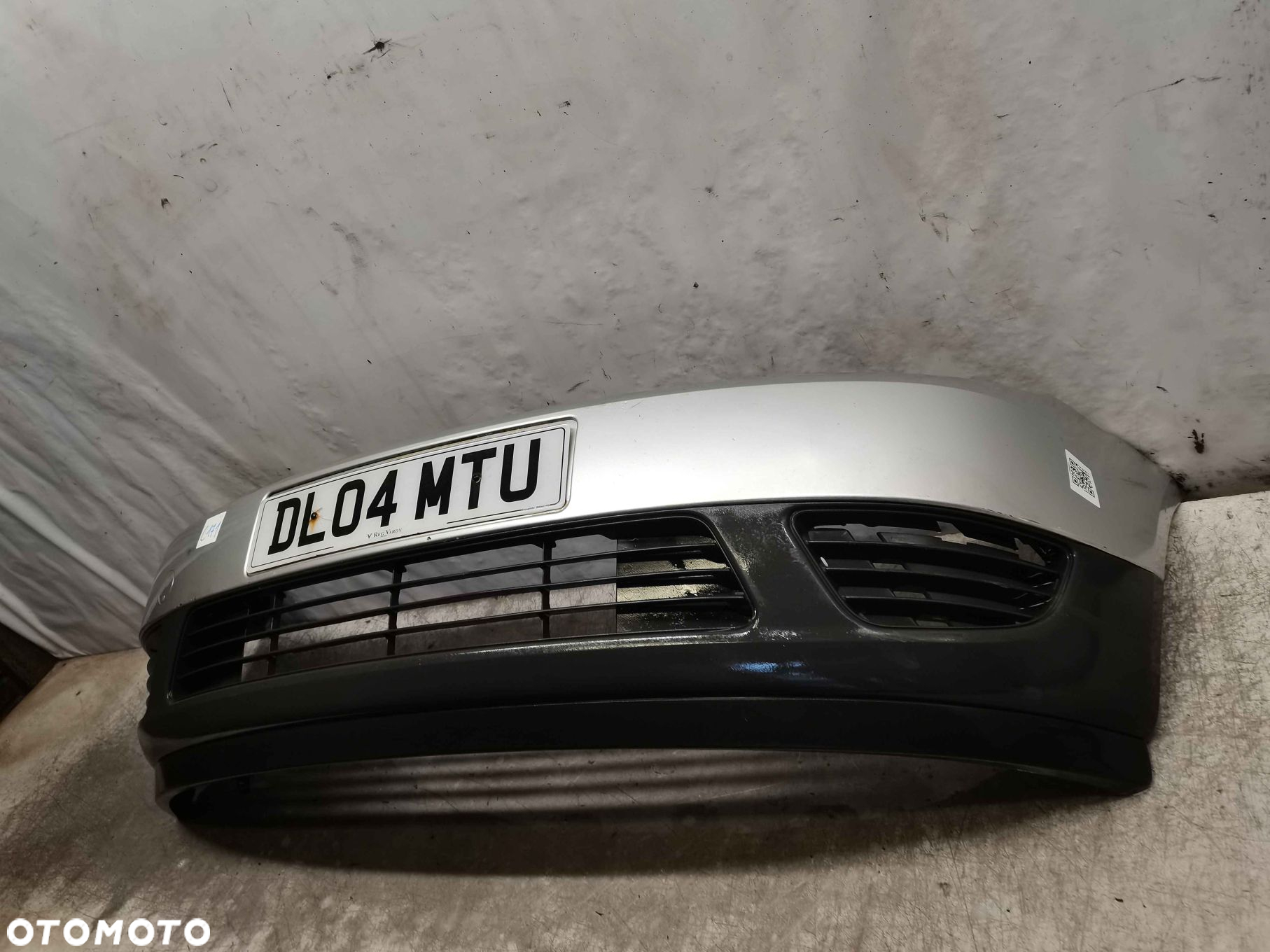 ^ ZDERZAK PRZÓD PRZEDNI FORD FIESTA MK.6 6 VI 62 SREBRNY - 3