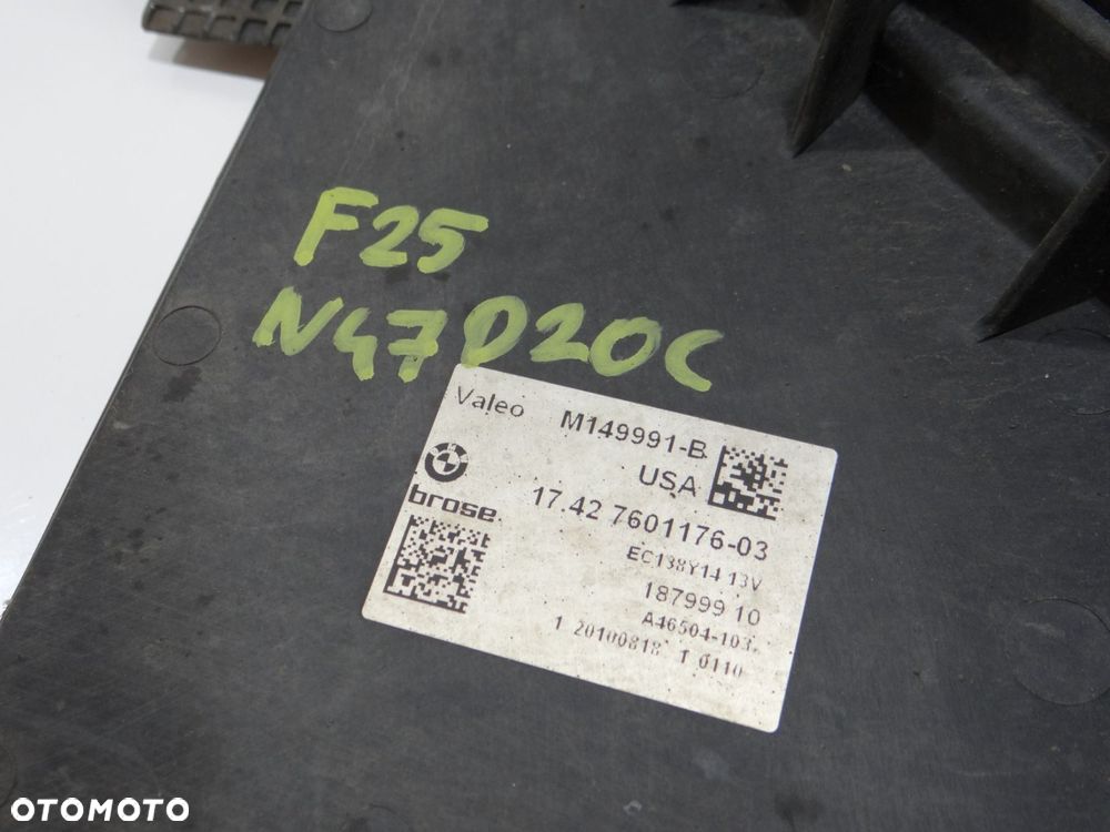 WENTYLATOR CHŁODNICY BMW X3 F25 N47D20C 2.0D 7562594 (14547127) - 4