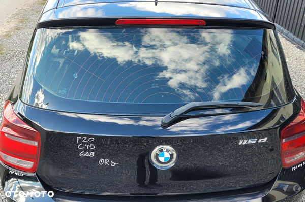 KLAPA BAGAŻNIKA BMW F20 F21 668 SCHWARZ II ORG LAKIER
