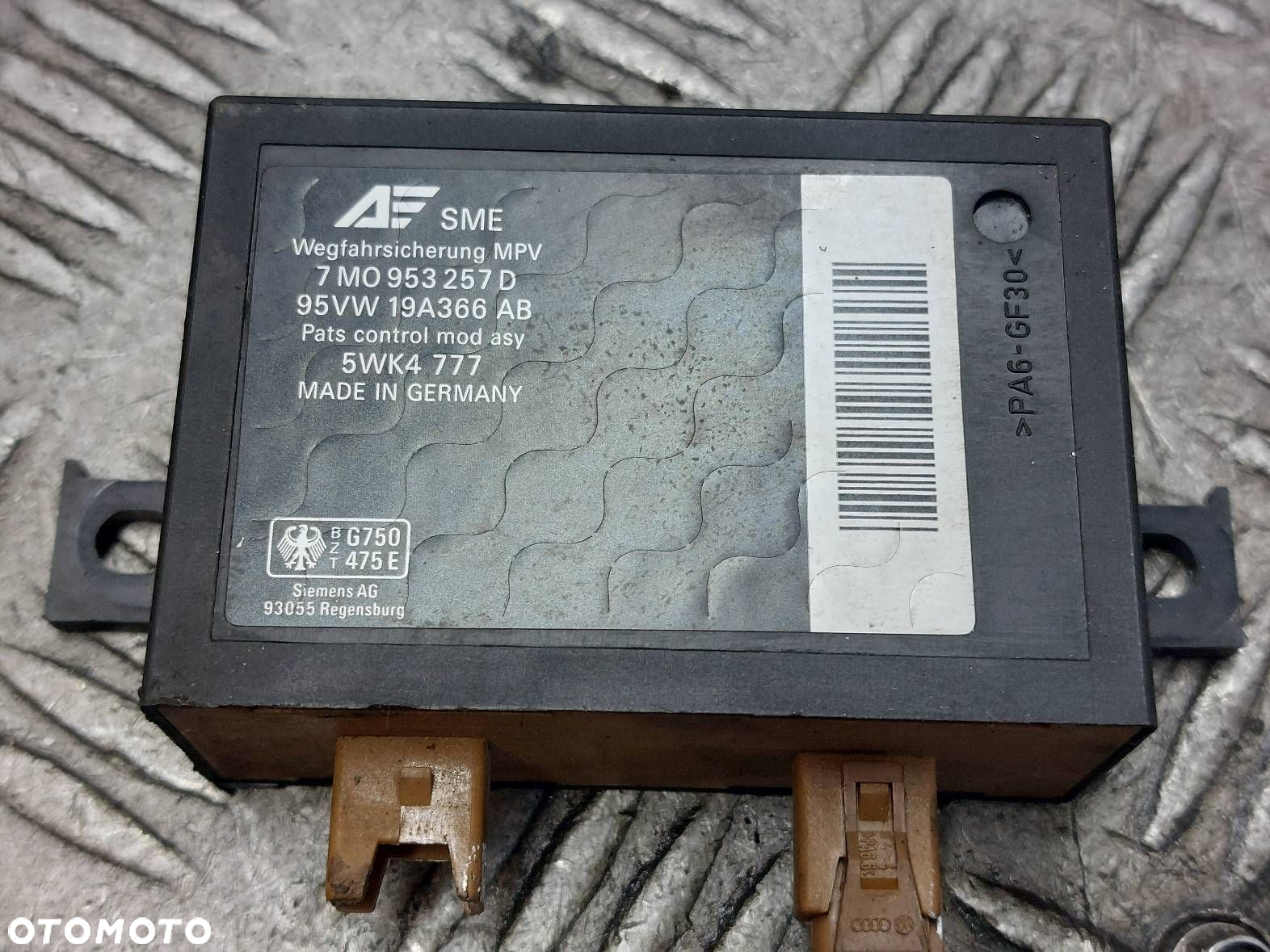 ZESTAW STARTOWY GALAXY MK1 2.8 VR6 021906256P 7M0941598 7M0941598 - 4
