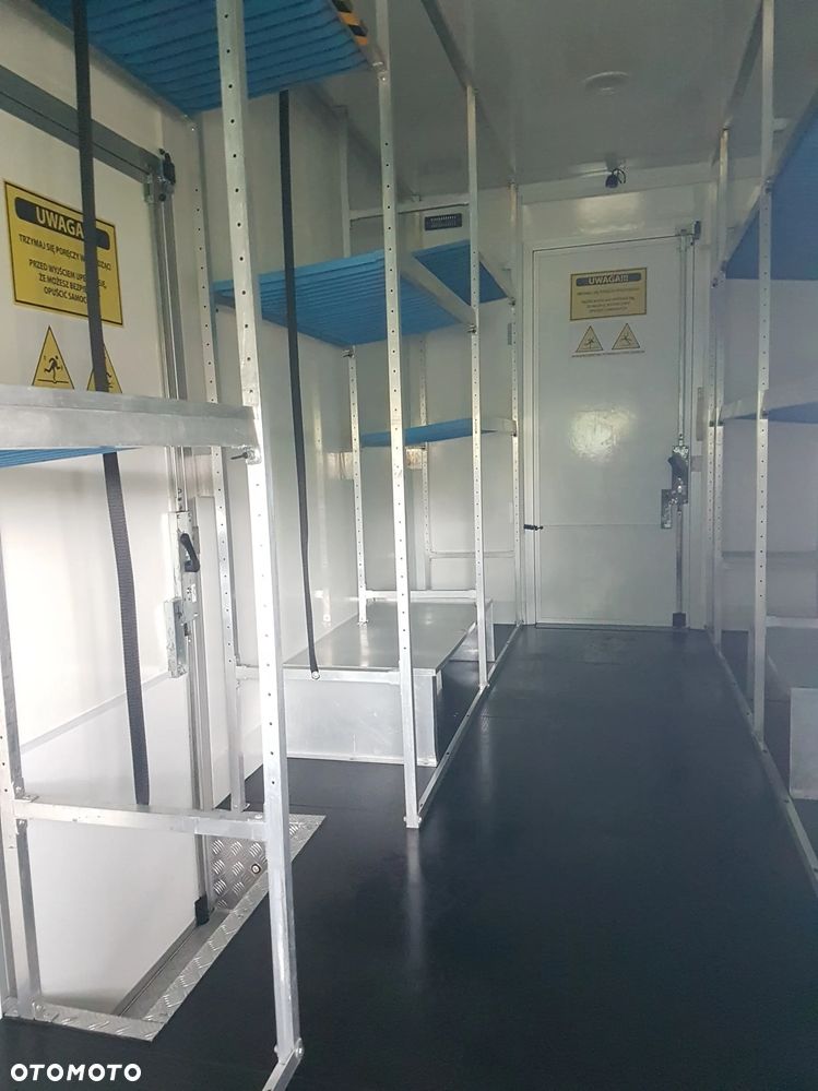 Iveco DAILY KONTENER NISKOPODŁOGOWY 4,43x2,23x2,42 SKLEP FOODTRUCK BAR KLIMA KONIOWÓZ KAMPER - 36
