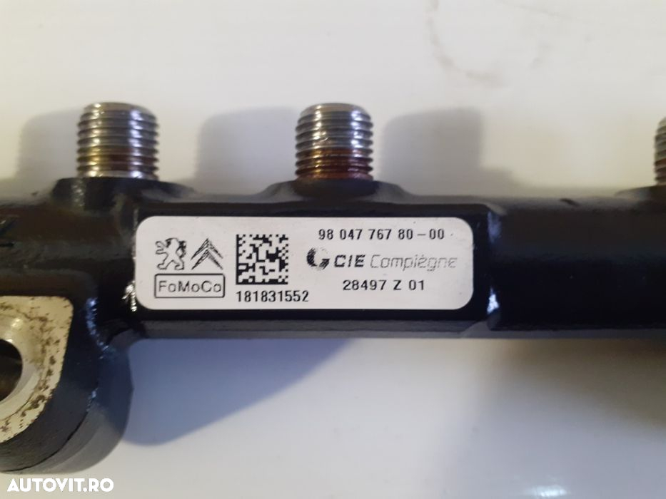 Rampa Injectoare Citroen Peugeot Ford 1.5 1.6 Hdi Tdci 2012-2020 - 2