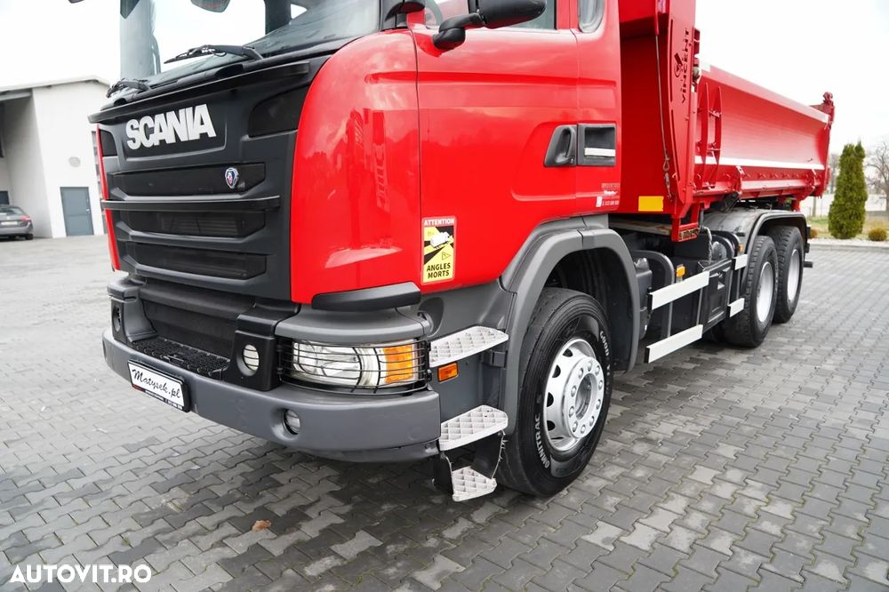 Scania G 370 / 6x4 / BASCULĂ DUBLU / HYDRODOLTA / BOARDMATIC / AUTOMATĂ / EURO 6 - 17