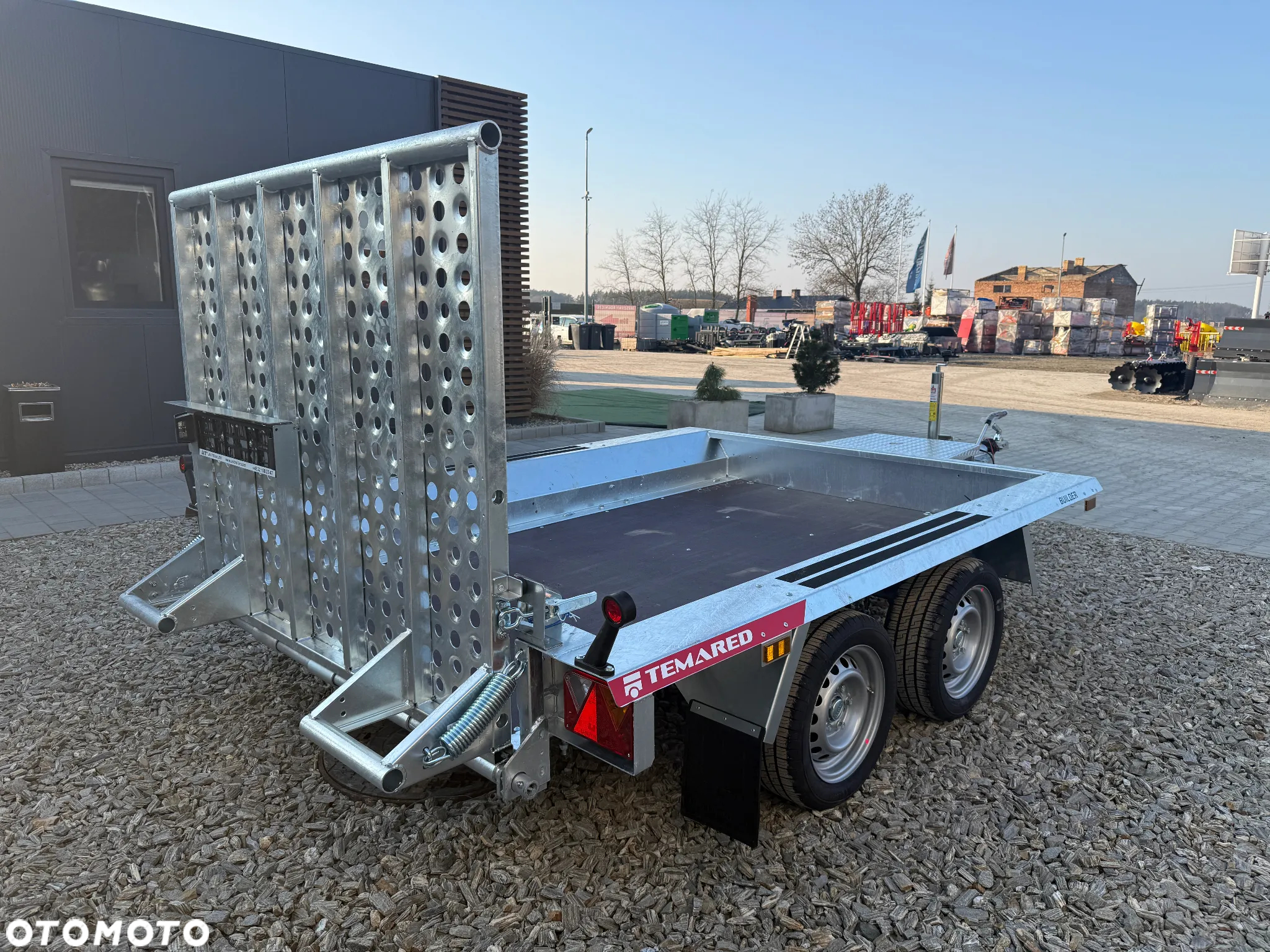 Przyczepa Laweta pod mini-koparkę Temared Builder 2615- 2,6x1,5m - 5