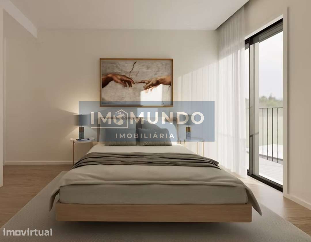 Exclusivo T2 de Último Piso com Terraço e Varanda - Condomínio Fechado - Grande imagem: 4/15