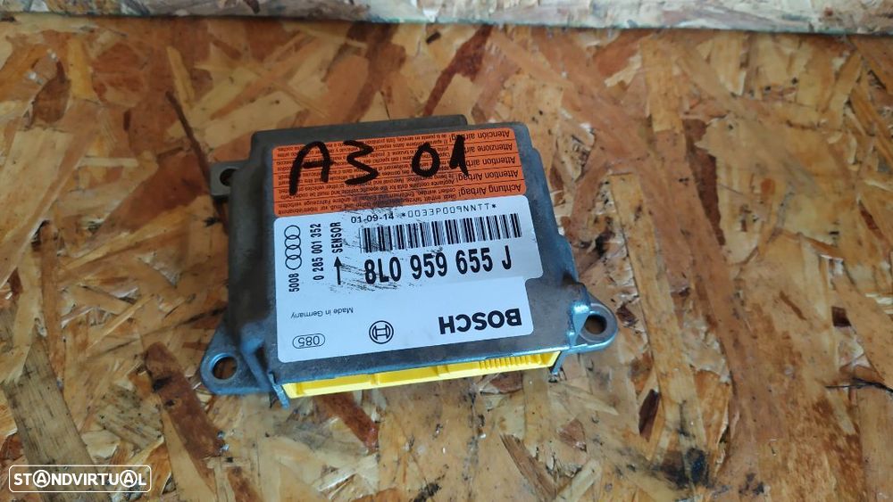 CENTRALINA DO AIRBAG AUDI A3 8L 8L0959655J - 1