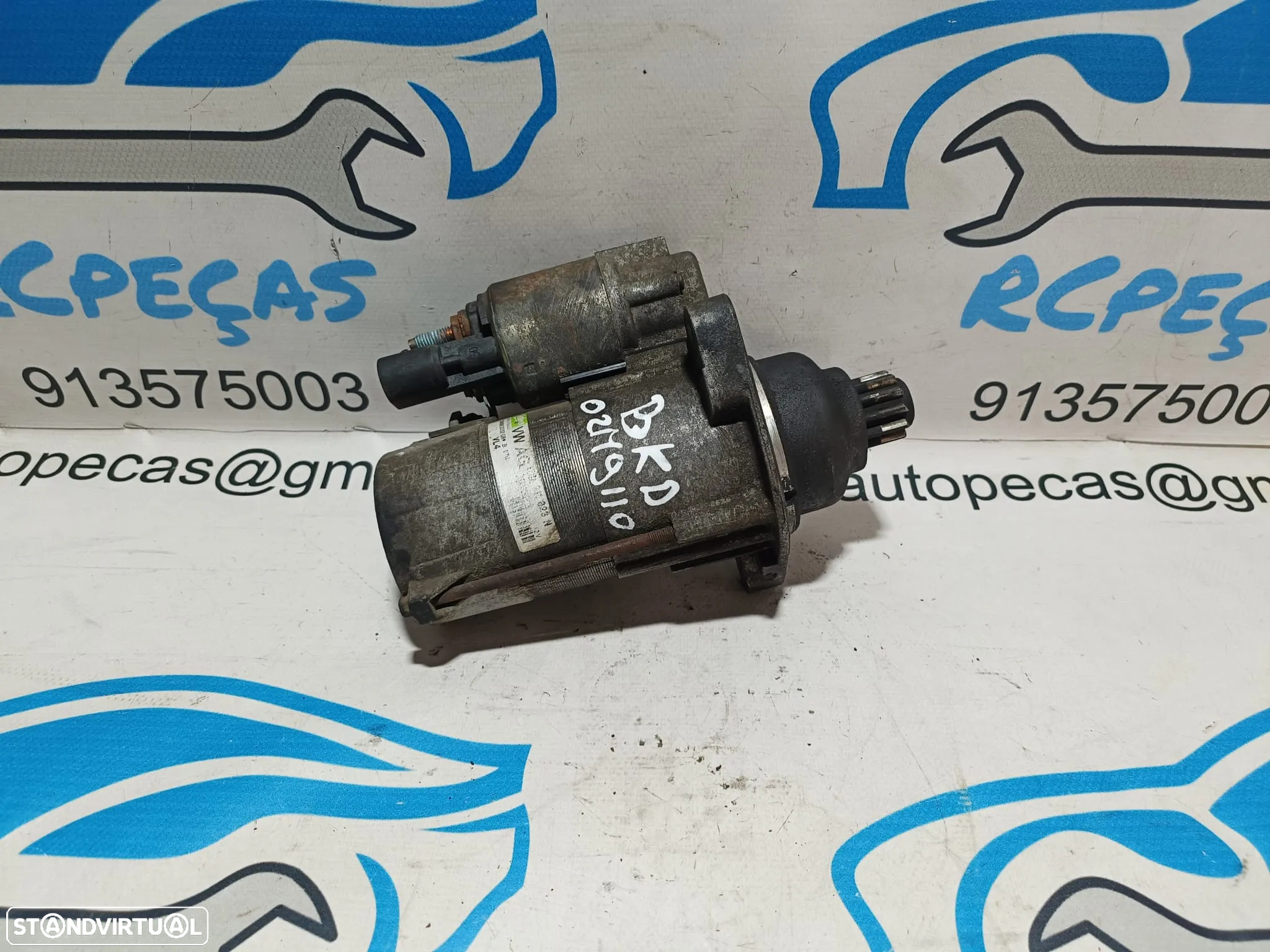 MOTOR ARRANQUE VW VOLKSWAGEN GOLF V 5 MK5 2.0 TDI 16V 140CV BKD 02M911023N 02M911023 TOURAN CADDY EOS PASSAT SEAT LEON TOLEDO ALTEA AUDI A3 A4 - 5
