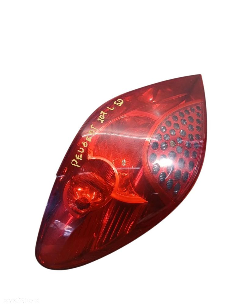 LAMPA LEWA TYLNA TYŁ PEUGEOT 207 9649986680 - 2