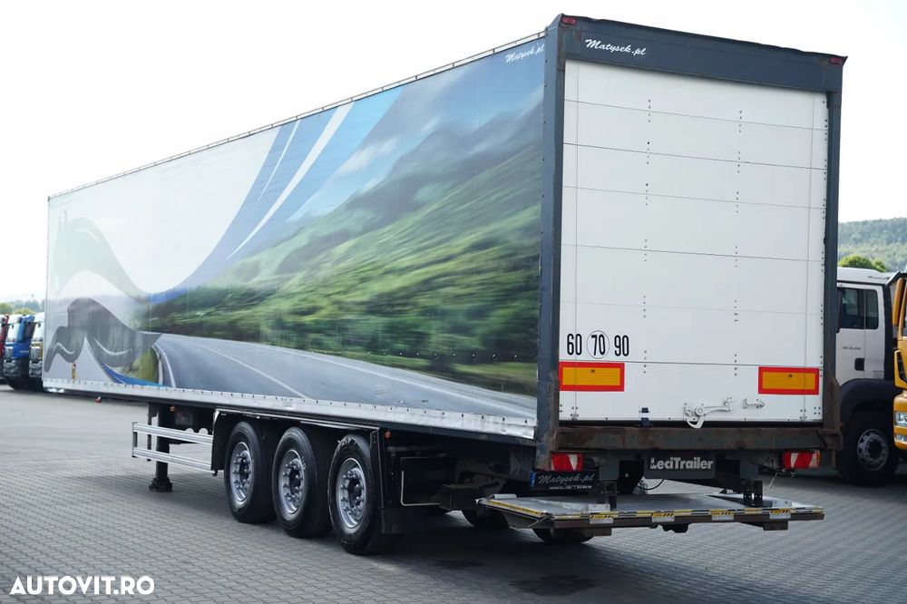 LeciTrailer CONTAINER / ELEVATOR PALFINGER 2.500 KG / AXĂ RIDICATĂ / OBLOANĂ RULANTĂ - 4