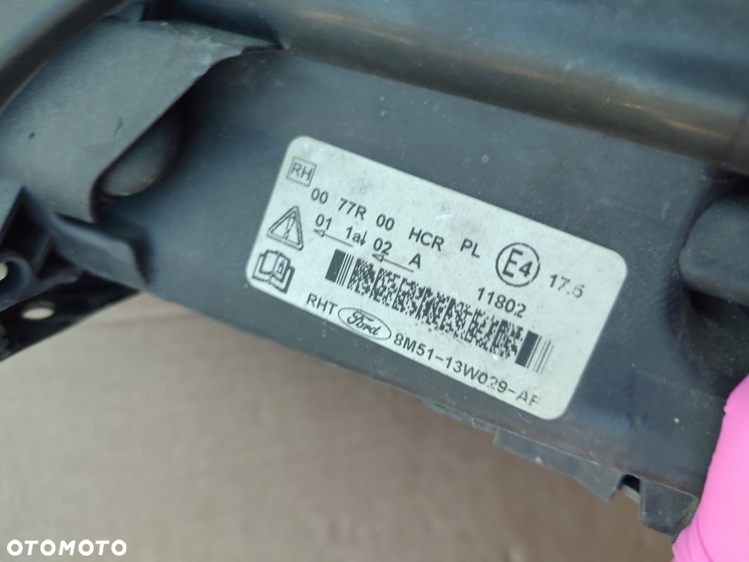 Lampa prawy przód FORD FOCUS MK2 LIFT EUROPA ORYGINAŁ 8M51-13W029-AF - 5