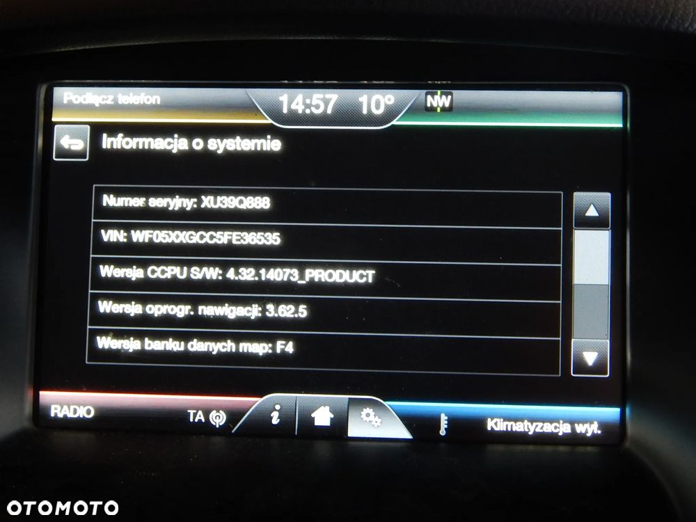 Radio ekran dotyk nawigacja panel Zestaw Ford Focus MK3 c-max Connect 13-18 Łuków części - 18