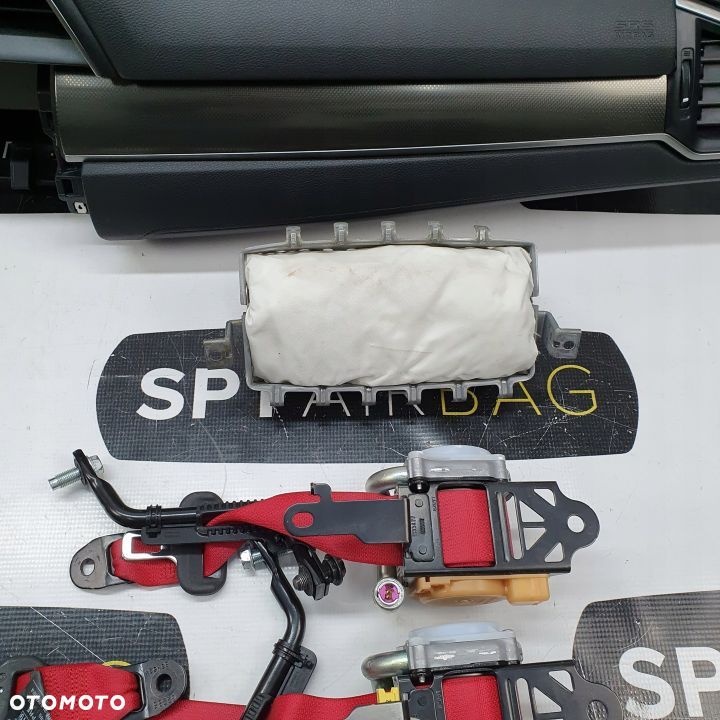 HONDA CIVIC 10 X TYPE-R DESKA ROZDZIELCZA KONSOLA KOKPIT PULPIT PODUSZKI AIRBAG AIR BAG PASY KIT SET - 10