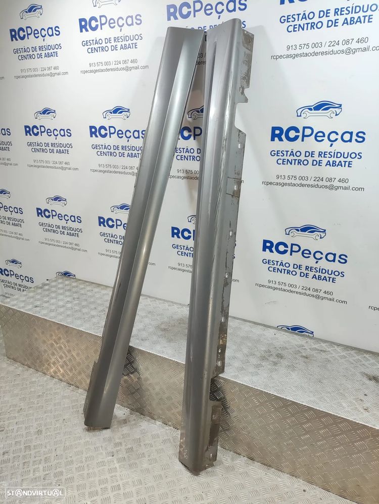 Conjunto Embaladeira Embaladeiras Esquerda Direita BMW Serie 3 E90 E91 LCI Saia Saias Lateral Laterais Original - 3