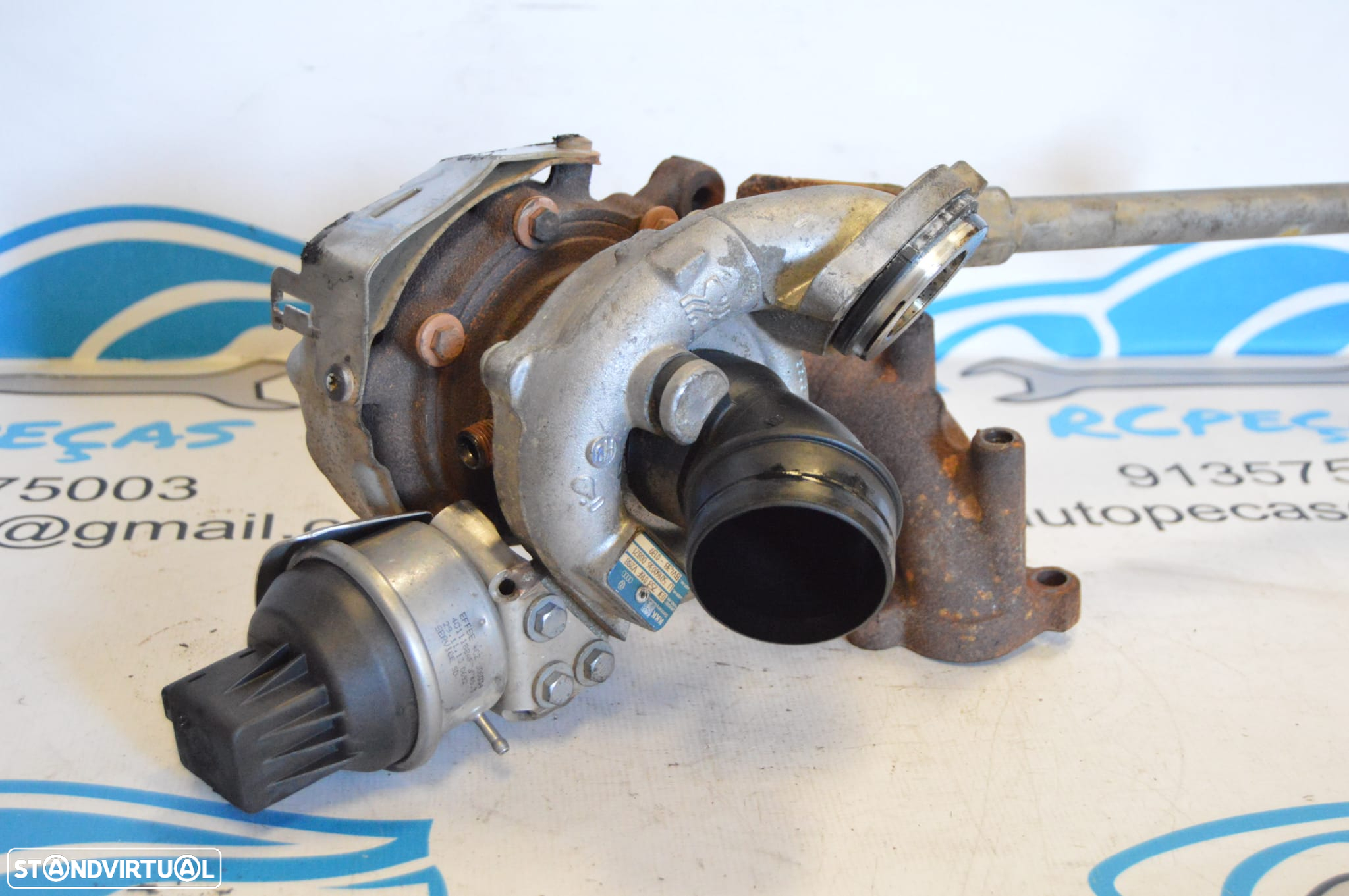 TURBO ORIGINAL 03L253016F 03L253016 50160036 00821 BV43B 0139 VW VOLKSWAGEN PASSAT B6 2.0 TDI 16V 140CV CBA CBAB - 3