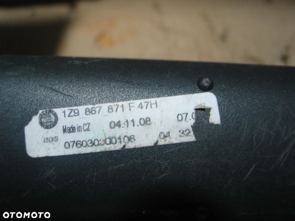 roleta bagaznika skoda octavia 2 II kombi 1Z9867871F oryginal - 8