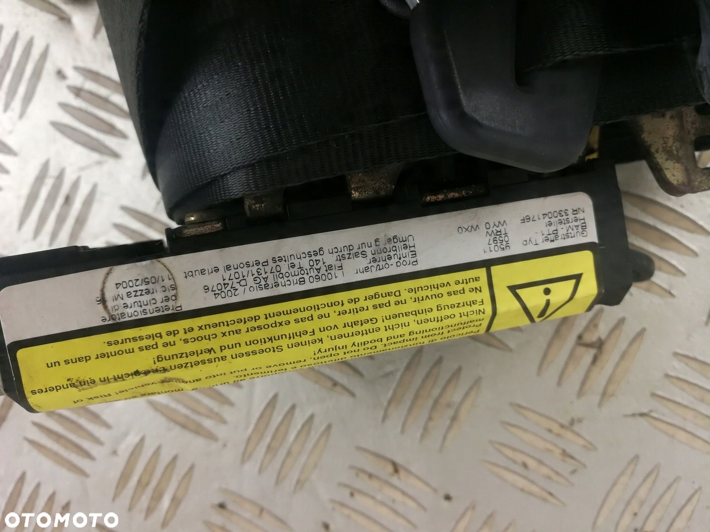 airbag poduszka powietrzna kierowcy moduł airbag pasy FIAT DUCATO II 2 LIFT - 11