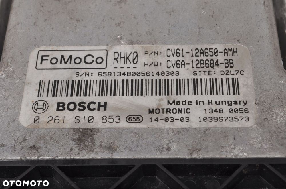 FOCUS MK3 1.0 KOMPUTER SILNIKA CV61-12A650-AMH - 4