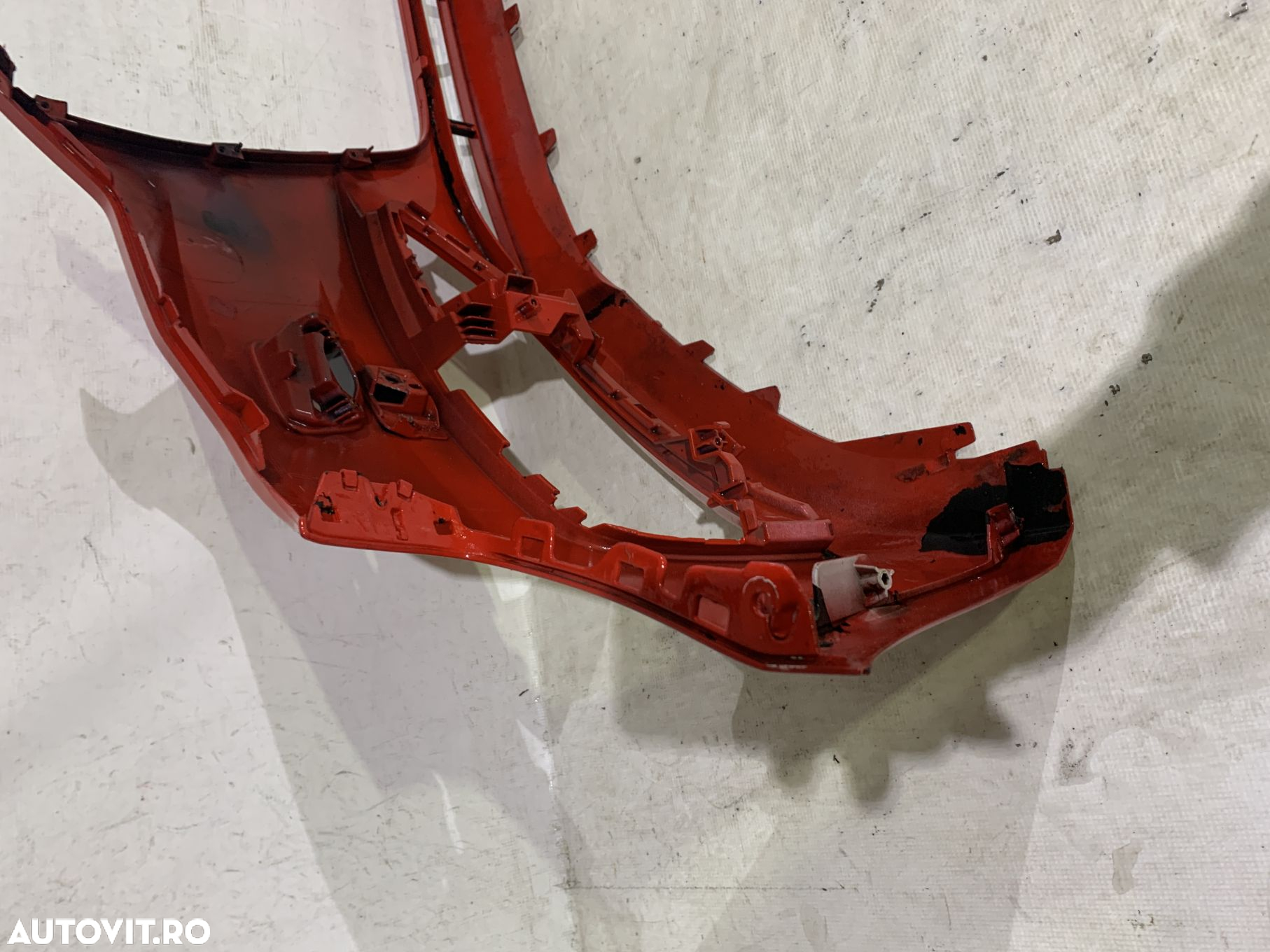 Bara fata Audi A3, Hatchback, 2013, 2014, 2015, 2016, cod origine OE 8V3807437, cu gauri pentru spalatori faruri. - 5