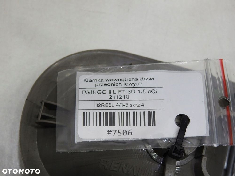 KLAMKA DRZWI LEWA RENAULT TWINGO II LIFT - 8