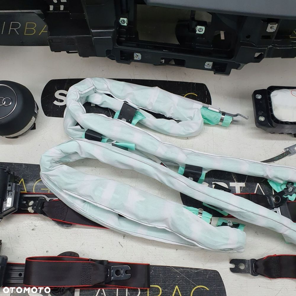 AUDI A3 8Y DESKA ROZDZIELCZA KONSOLA KOKPIT PULPIT PODUSZKI AIRBAG AIR BAG PASY KIT SET - 9