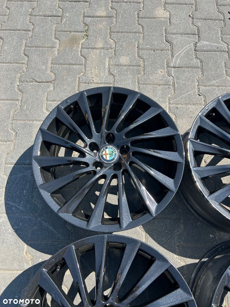 Alfa Romeo alufelgi 18 cali 5x110 Giulia Giulietta Fiat 500X czarne - 7