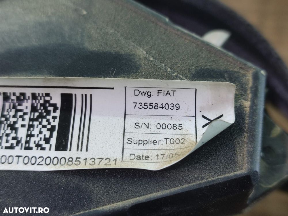 Centura de siguranta dreapta fata 735584039 Fiat Doblo 2 [facelift] [ - 2
