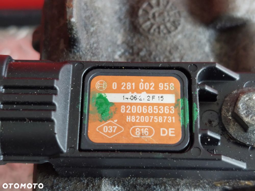 CZUJNIK CIŚNIENIA DOŁADOWANIA MAP RENAULT TRAFIC II 2 R20142,0 DCI NR 8200685363 - 2