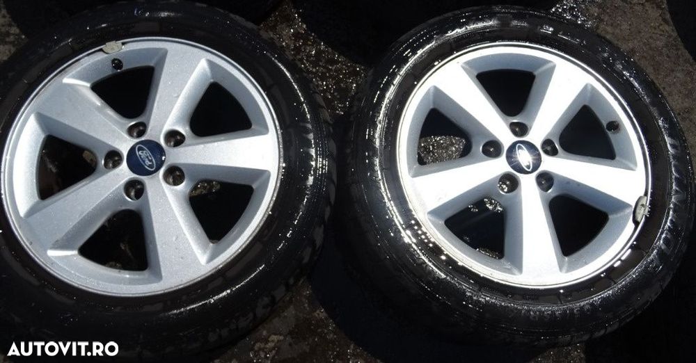 Jante aliaj R16 Ford Focus 2 din 2005 6.5Jx16H2 cu cauciuc - 2