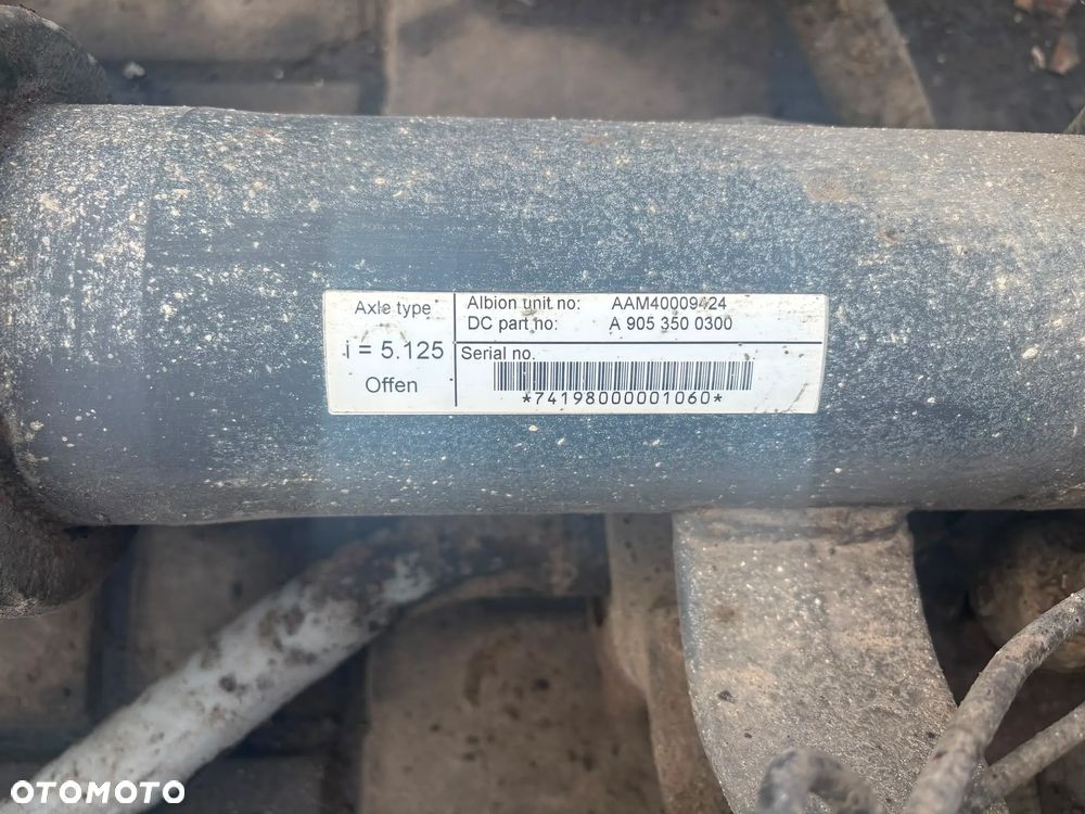 Most Tylny Mercedes Sprinter Bliźniak A9053500300 - 9