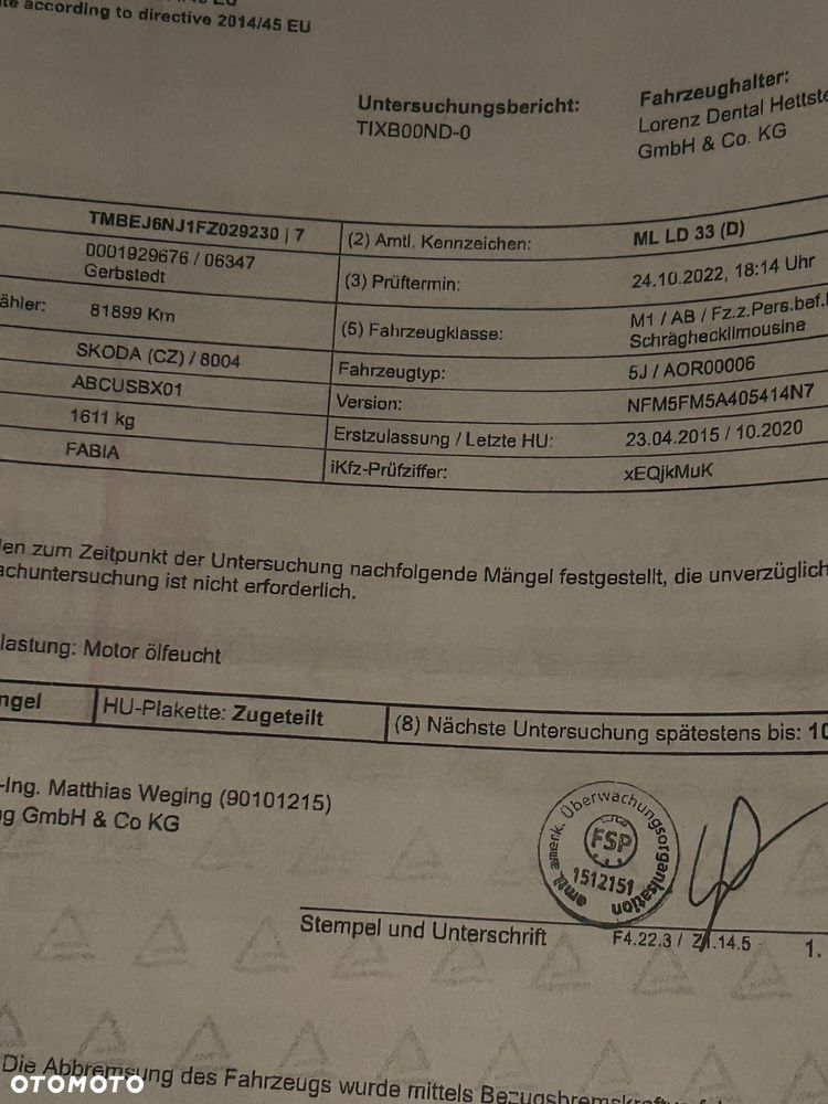 Skoda Fabia 1.4 TDI Ambition - 27