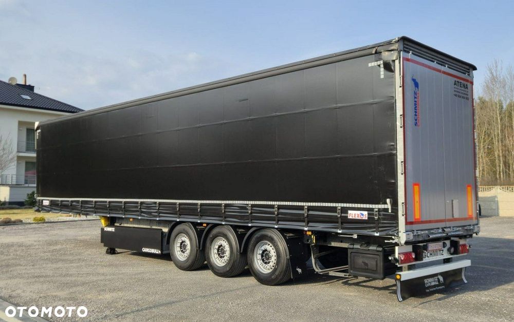 Schmitz Cargobull Firana Standard, Dach podnoszony, Oś podnoszona - 11