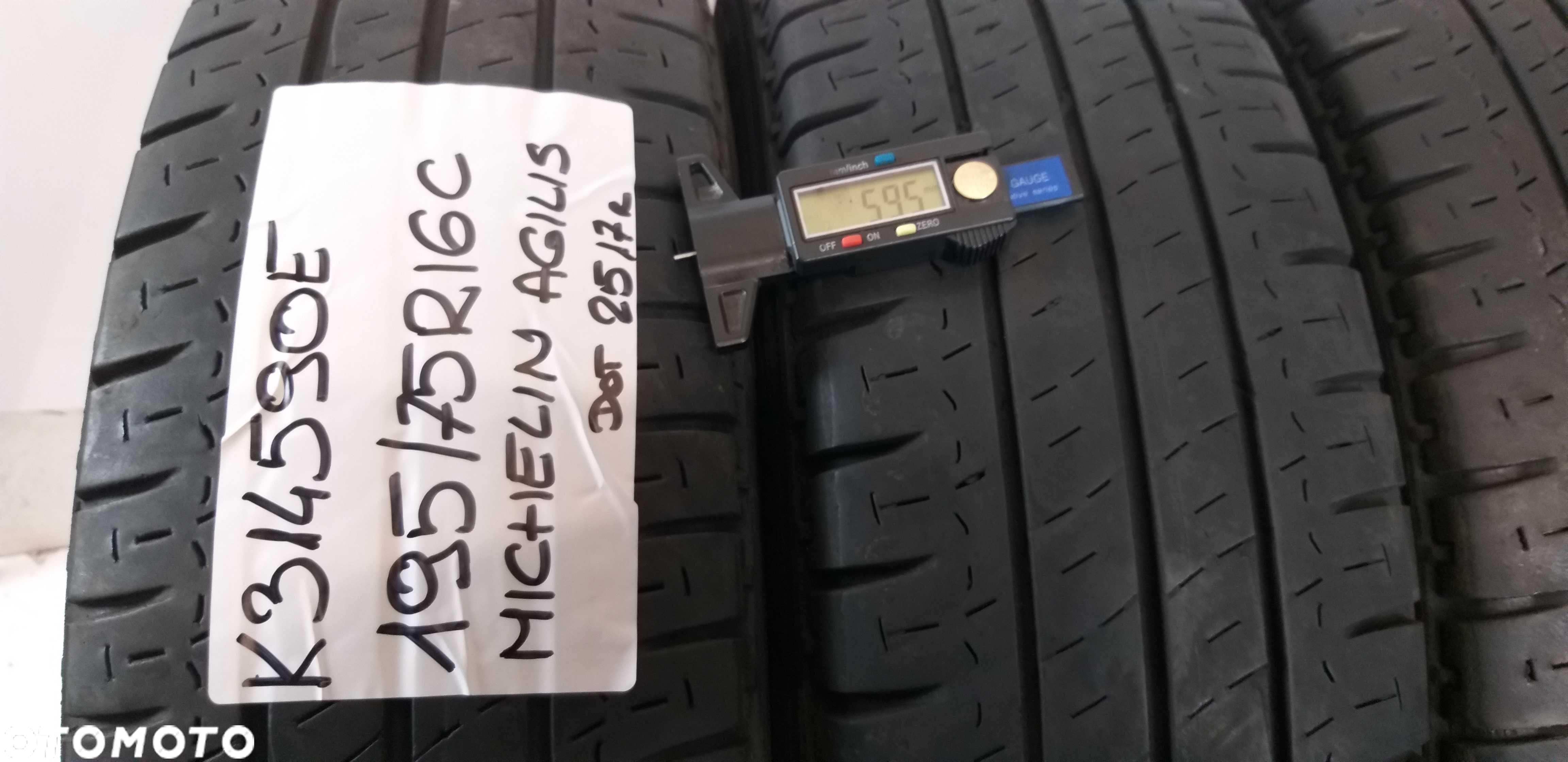 K314590E 2szt!! 195/75R16C Michelin Agilis dot.2517r. - 2