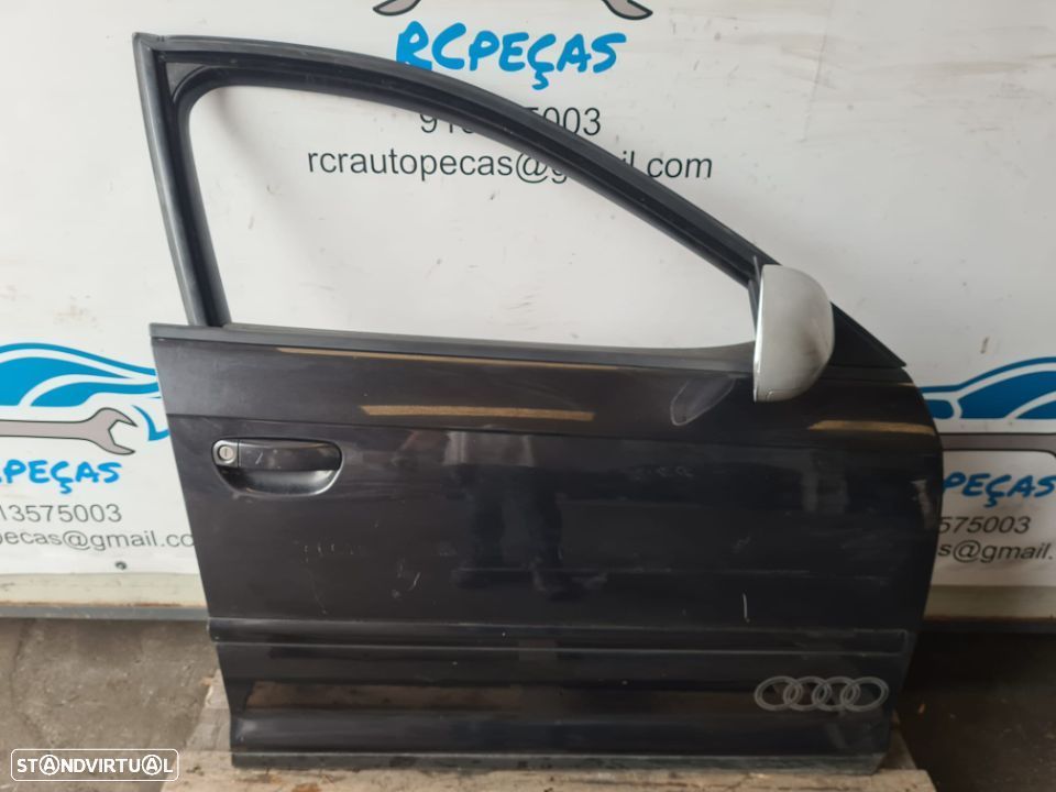 PORTA FRENTE FRONTAL DIREITA AUDI A3 8P SLINE S-LINE S LINE FECHO ELEVADOR MOTOR PUXADOR VIDRO - 1
