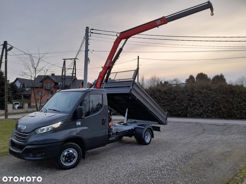 Iveco 50c16 50c18 dmc 3,5t silnik 3.0 HDS dzwig żuraw FASSI f40 WYWROTKA kiper skrzynia - NOWY- Polski salon - 1