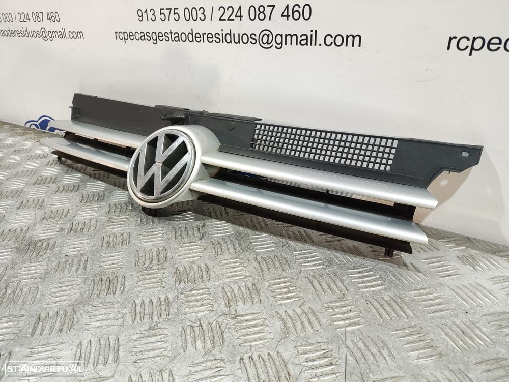 Grelha Central Pará-choques Frente Frontal VW Golf MK4 Original - 5