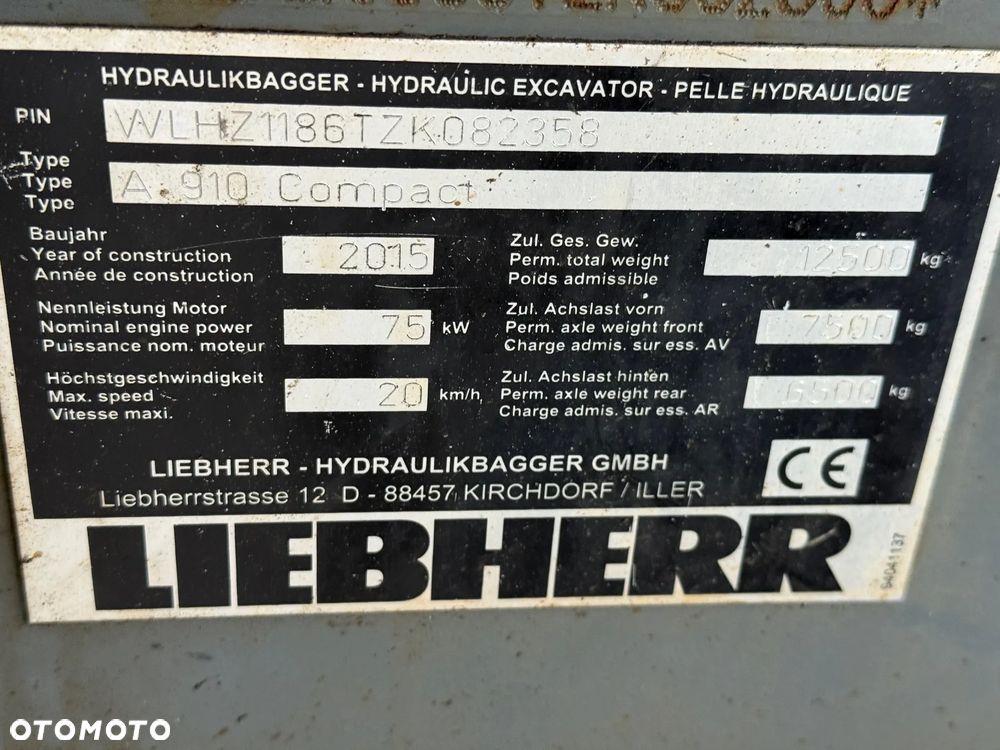 Liebherr A 910 Compact 2015 r. - 12